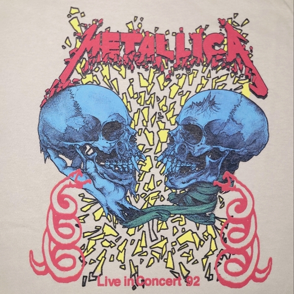 Metallica Live in Concert 92 Retro Shirt - Picture 3 of 3